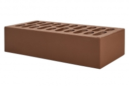 Кирпич лицевой керамический Шоколад пустотелый одинарный