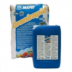 Клей Mapei Granirapid серый компонент A для керамической плитки и камня 25 кг