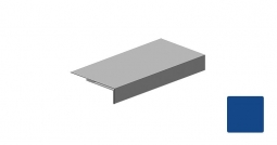 Планка аквилон Первая Кровельная 40х20х20 (полиэстер) 2м синий