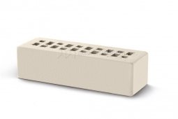 Кирпич лицевой керамический Белый пустотелый Евро одинарный