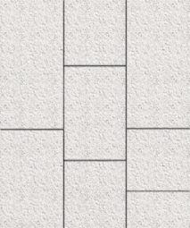 Тротуарная плитка Поревит Трио Мрамор Белый 60 мм 6 плит