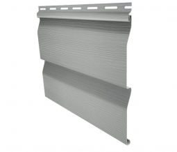 Сайдинг Ю-Пласт Корабельный брус Classic серый