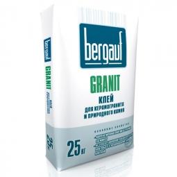 Клей Bergauf Granit для керамогранита и природного камня 25 кг