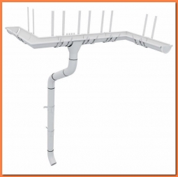 Водосточная система металлическая Nika, комплект дома 6х6 RAL9003 Белый