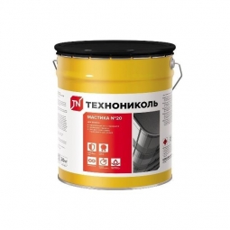Мастика битумно-резиновая Технониколь №20 ведро 20 кг
