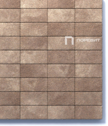 Тротуарная плитка Поревит Прямоугольник Хаски 60 мм 100х200