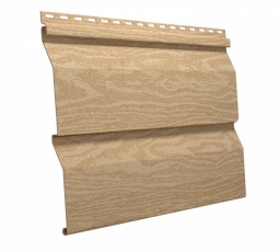 Сайдинг Ю-Пласт Тимбер-Блок Кедр Янтарный