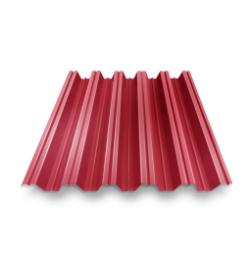 Профнастил HC-35 RAL 3003 рубиново-красный 0.45 мм