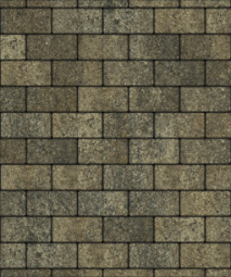 Тротуарная плитка Поревит Прямоугольник Гранит Старый замок 200х100х60 мм