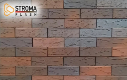 Кирпич лицевой керамический «Flash Bordo» «Кора Дуба» пустотелый Евро 0.9НФ