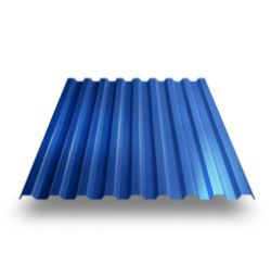 Профнастил С-21 RAL 5005 синий 0,40 мм