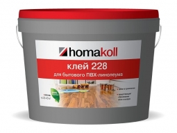 Клей Homakoll 228 для бытового линолеума,водно-дисперсионный 7 кг