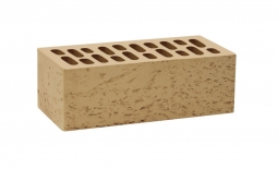 Кирпич лицевой керамический Солома «Грецкий орех» пустотелый полуторный