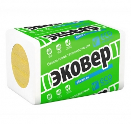 Базальтовый утеплитель Эковер Вент Фасад 80 1000х600х100 / 4 пл.