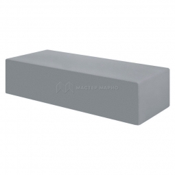 Кирпич лицевой силикатный «Светло-серый» полнотелый одинарный