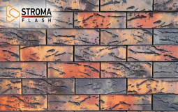 Кирпич лицевой керамический «Flash Strit» пустотелый Евро 0.9НФ