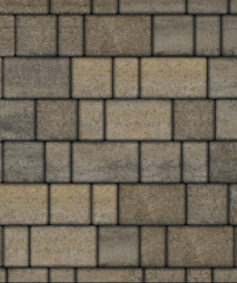 Тротуарная плитка Поревит Старый город Базальт, 60 мм 3 плиты