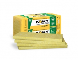 Минераловатный утеплитель Isover Стандарт 50 1200х600х50 мм / 8 шт.