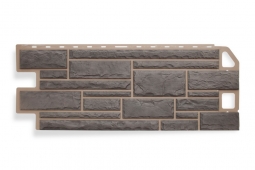 Фасадная панель Альта-Профиль Камень Серый