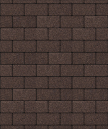 Тротуарная плитка Поревит Прямоугольник Гранит Коричневый 200х100х60 мм