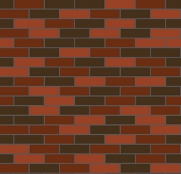 Кирпич лицевой керамический «Бавария 9» «Москва, Лондон, Амстердам» пустотелый одинарный