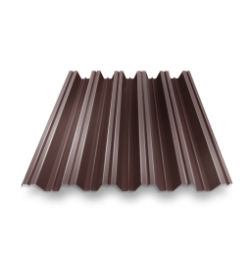 Профнастил HC-35 RAL 8017 шоколад 0.45 мм