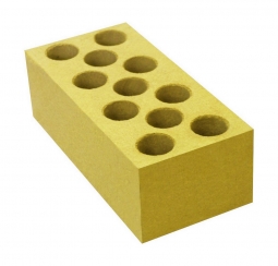 Кирпич лицевой силикатный «Желтый» пустотелый одинарный