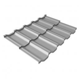 Металлочерепица Kvinta Uno Сигнальный серый RAL 7004