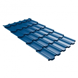 Металлочерепица Kvinta Plus 3D Сигнальный синий RAL 5005