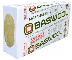 Минераловатный утеплитель Baswool Руф 140 1200х600х50 мм / 6 шт.