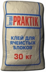 Клей для ячеистых блоков Bergauf Praktik 30 кг