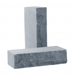 Кирпич лицевой силикатный «Серый» полнотелый одинарный колотый