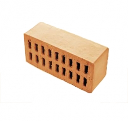 Кирпич рядовой керамический пустотелый утолщенный М 150