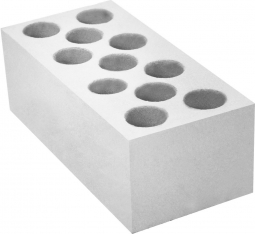 Кирпич лицевой силикатный Ультра Белый пустотелый утолщенный