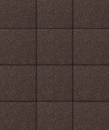 Тротуарная плитка Поревит Квадрат Гранит Коричневый 300х300х60 мм