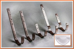 Держатель желоба Nika стропильный RAL9003 Белый