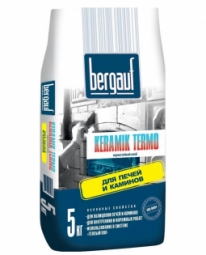 Клей Bergauf Keramik termo для облицовки печей и каминов 5 кг