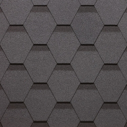 Гибкая черепица Docke Standard Сота серый