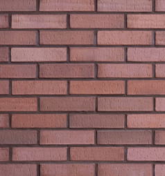 Кирпич лицевой клинкерный «Бордовый» «Риф» пустотелый Евро 0.7НФ