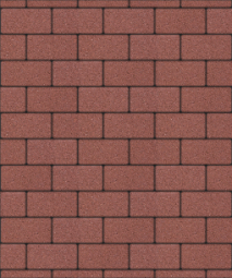 Тротуарная плитка Поревит Прямоугольник Гранит Красный 200х100х40 мм