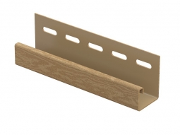 J-планка Ю-Пласт Тимбер-Блок Кедр янтарный