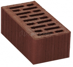 Кирпич лицевой керамический «Коричневый» «Уральский дождь» пустотелый утолщенный