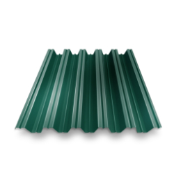 Профнастил HC-35 RAL 6005 зеленый мох 0.7 мм