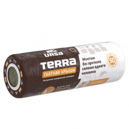 Минераловатный утеплитель Ursa Terra 35QN Скатная крыша 3000х1200х200 мм / 1 шт.