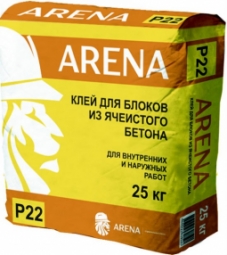 Клей Arena P22 для блоков 25 кг