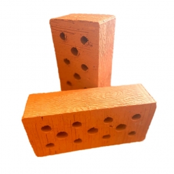 Кирпич рядовой керамический «Красный» «Дерево» одинарный с технологическими пустотами 13%