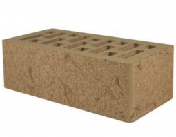 Кирпич лицевой керамический Эмират «Коричневый» пустотелый утолщенный