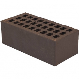 Кирпич клинкерный «Шоколад» пустотелый утолщенный