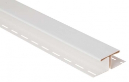 Планка соединительная Альта-Профиль Блокхаус Белый 3000