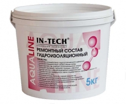Ремонтный состав гидроизоляционный IN-TECK AQUALINE, ведро 10кг